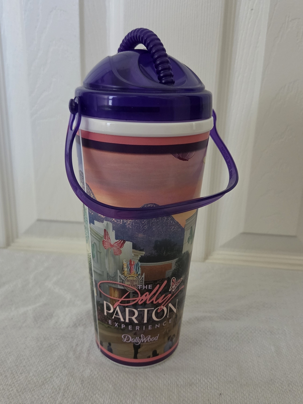 Dolly Parton Experience Purple Reusable Cup with Handle